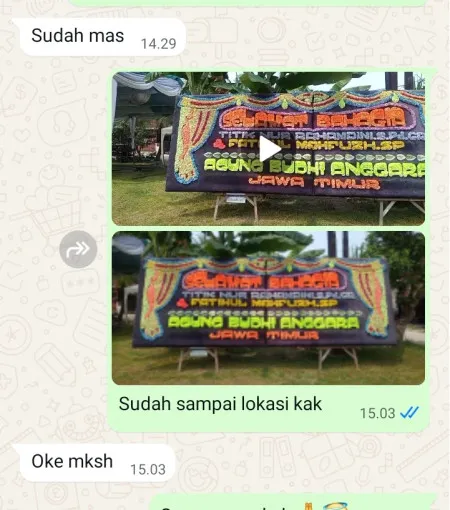 Pengiriman Papan Bunga Sine Sragen